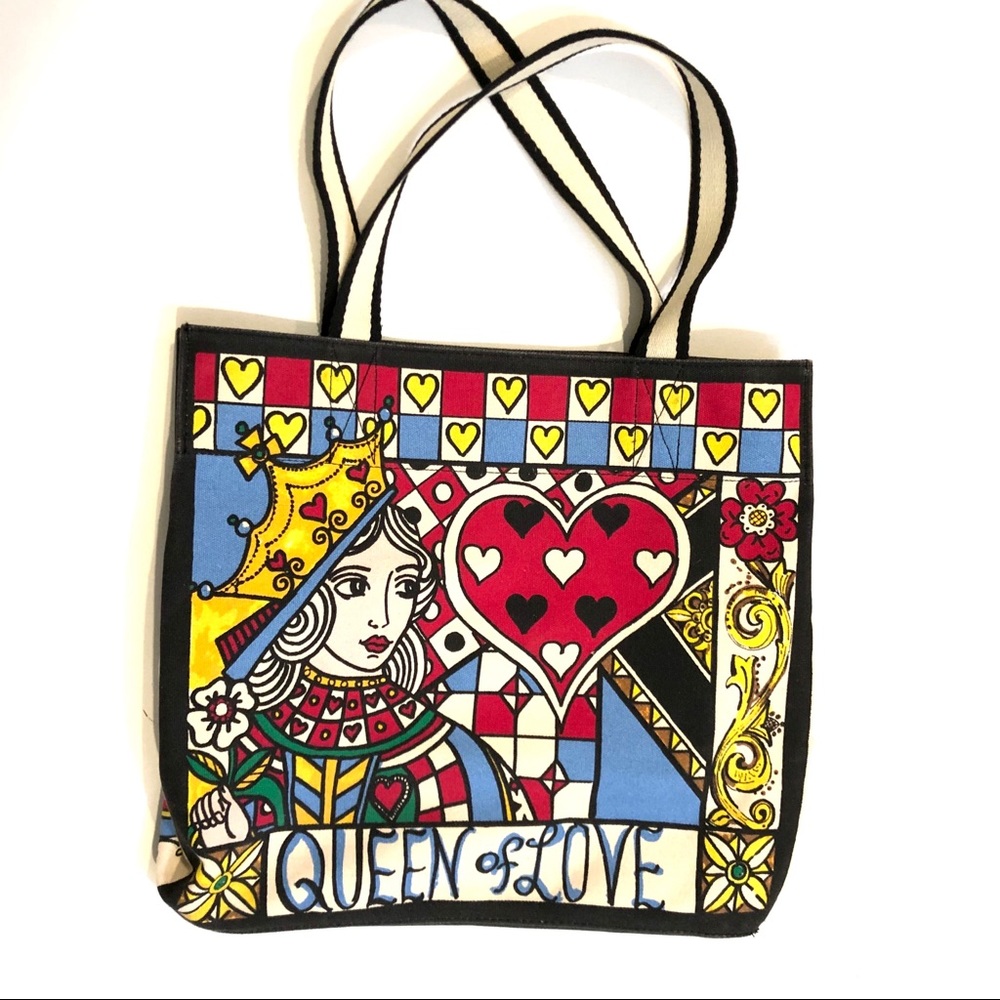 Brighton Queen of Love Canvas Tote Bag